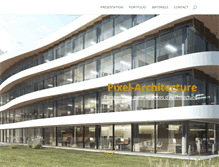 Tablet Screenshot of pixel-architecture.com